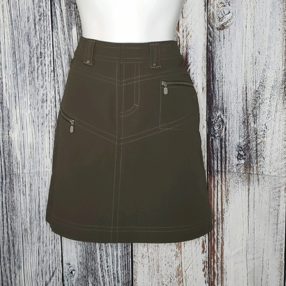Athleta Zip Front Skirt